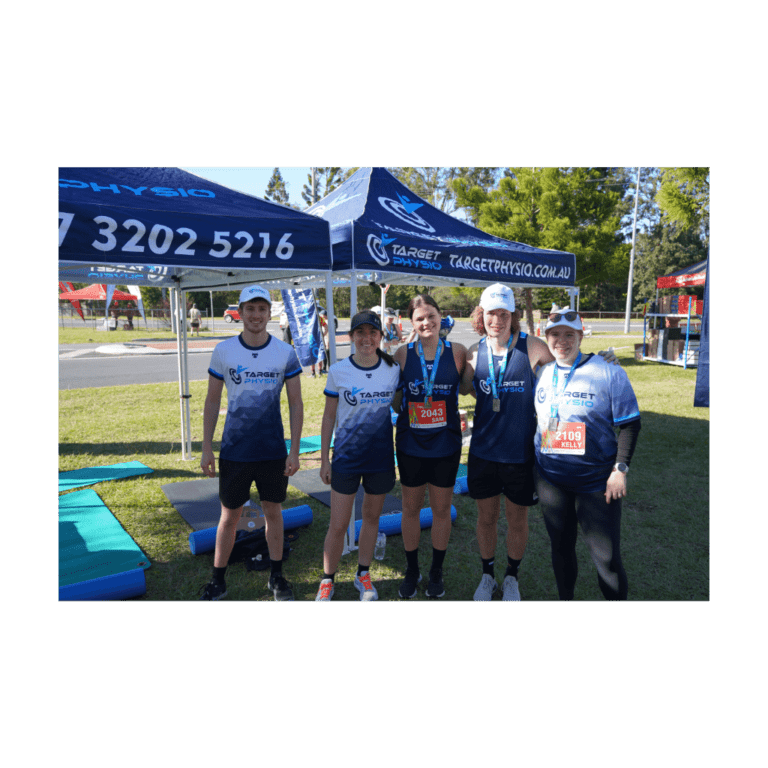 Target Physio team who ran in the 2023 Moggill Marathon